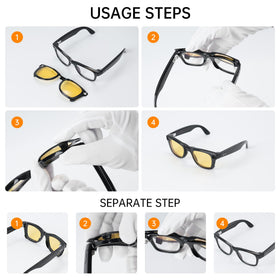 HIBLOKS gift idea clip for Ray-Ban Meta Gen 2, ideal for holidays