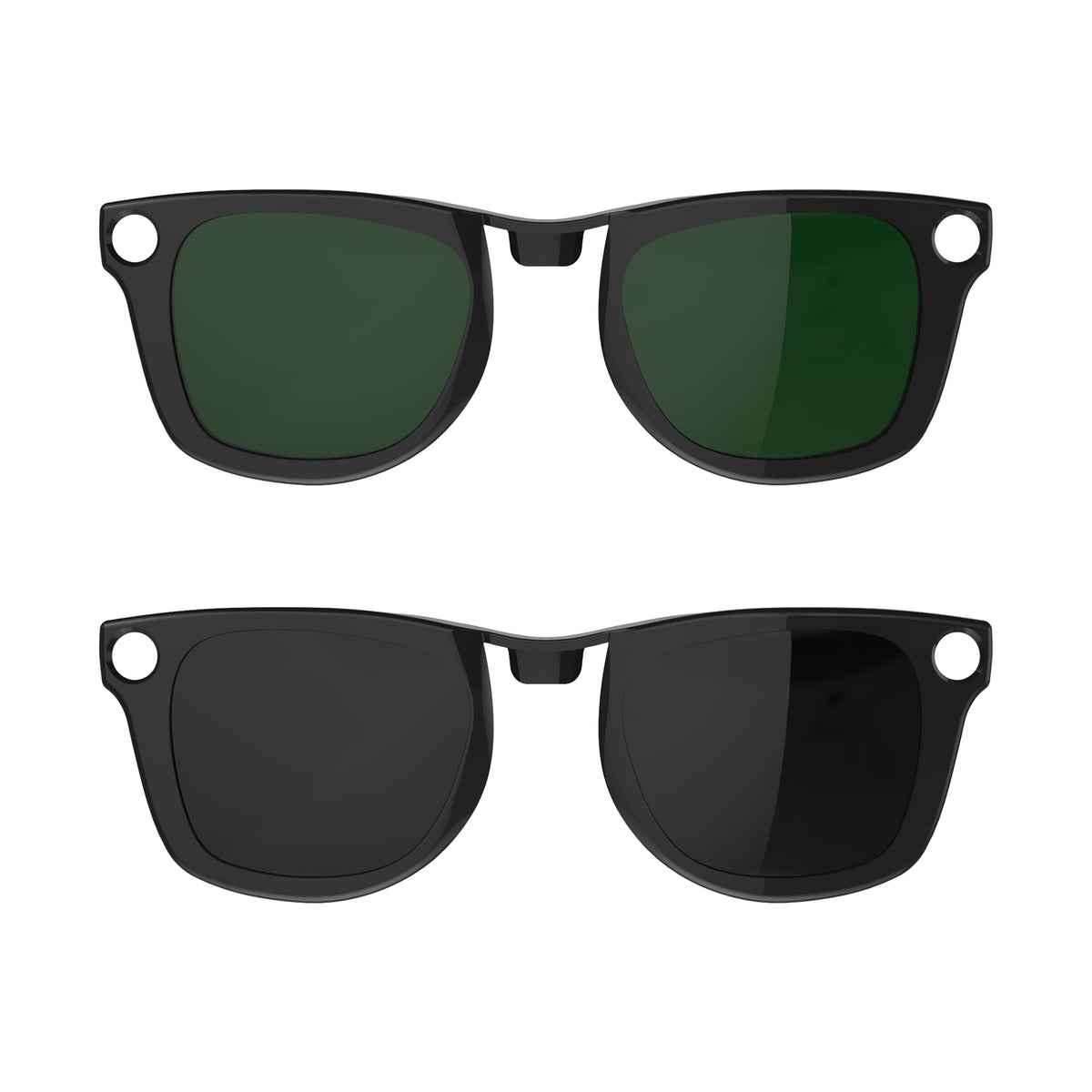 HIBLOKS polarized clip for Ray-Ban Meta Wayfarer RW4006 enhances glare protection