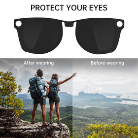 HIBLOKS yellow lens boosting low‑light contrast for clearer vision