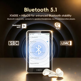 HiBy R1 streaming via Tidal and Qobuz for lossless music on the go.