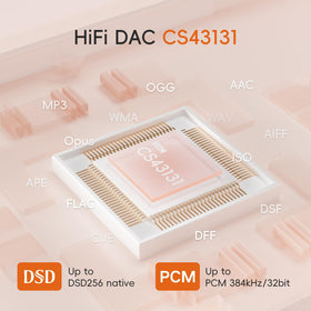 HiBy R1 DSD256 native support for high-resolution audio playback