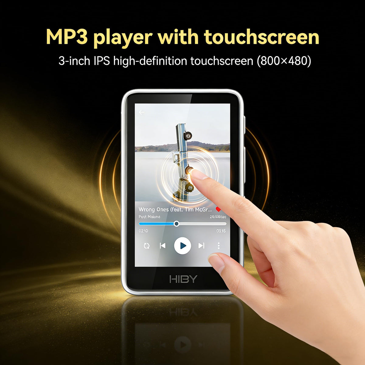 HiBy R1 accepts microSD up to 2TB for expanding your music library