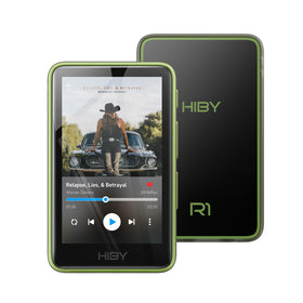 HiBy R1 front view with touchscreen for easy navigation