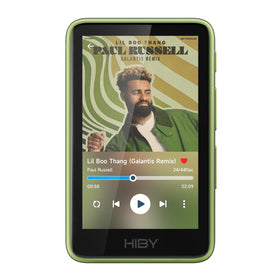 HiBy R1 touchscreen display provides intuitive navigation for easy music control