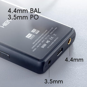 HiBy R3 II 3.2-inch touchscreen and wheel for easy navigation.