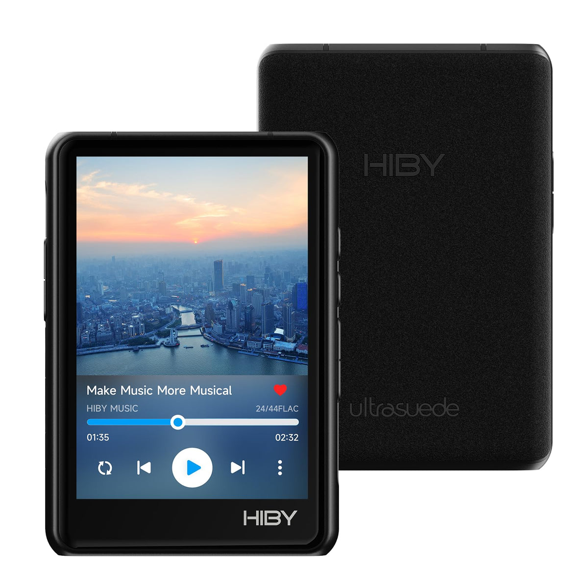 HiBy R3 PRO II dual DACs deliver detailed, low-distortion audio.