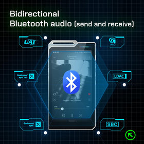 HiBy R4 running Android 12 interface for apps and streaming