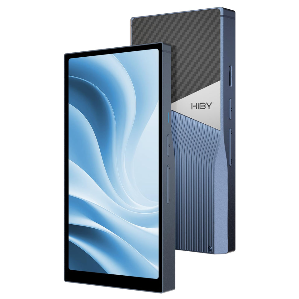 HiBy R6 ProII 2025 front view with navigation-friendly touchscreen