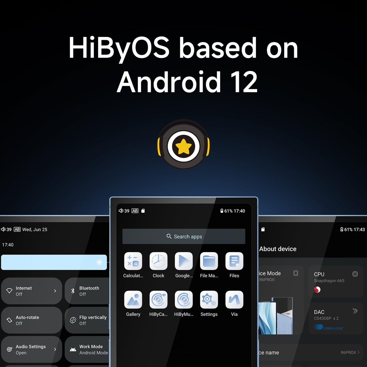 HiBy R6 ProII with switchable Class A/AB amps for versatile listening