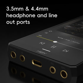 HiBy R6III compact, portable design for on-the-go listening.