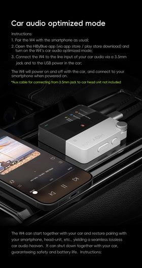 HiBy W4 volume lock protects hearing during playback.