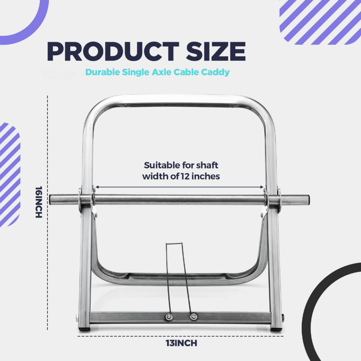 Hicarer close-up of tubular steel frame highlighting long-lasting construction