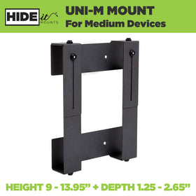 HIDEit Mounts close-up of powder-coat steel finish for durability