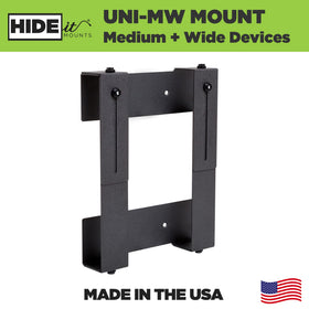 HIDEit side profile demonstrating adjustable depth for tight spaces benefit