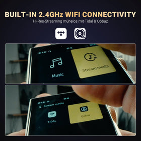 HIDIZS AP80 Pro MAX Bluetooth 5.1 connection with wireless listening