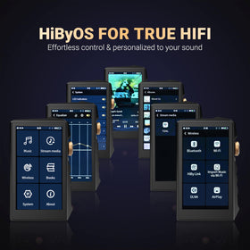 HIDIZS AP80 Pro MAX HiByOS interface for sound customization