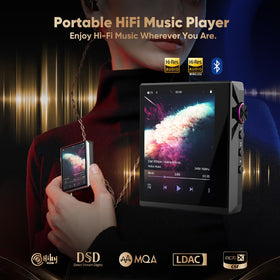 HIDIZS AP80 Pro-X MQA unfolding and LDAC enhance wireless listening quality.