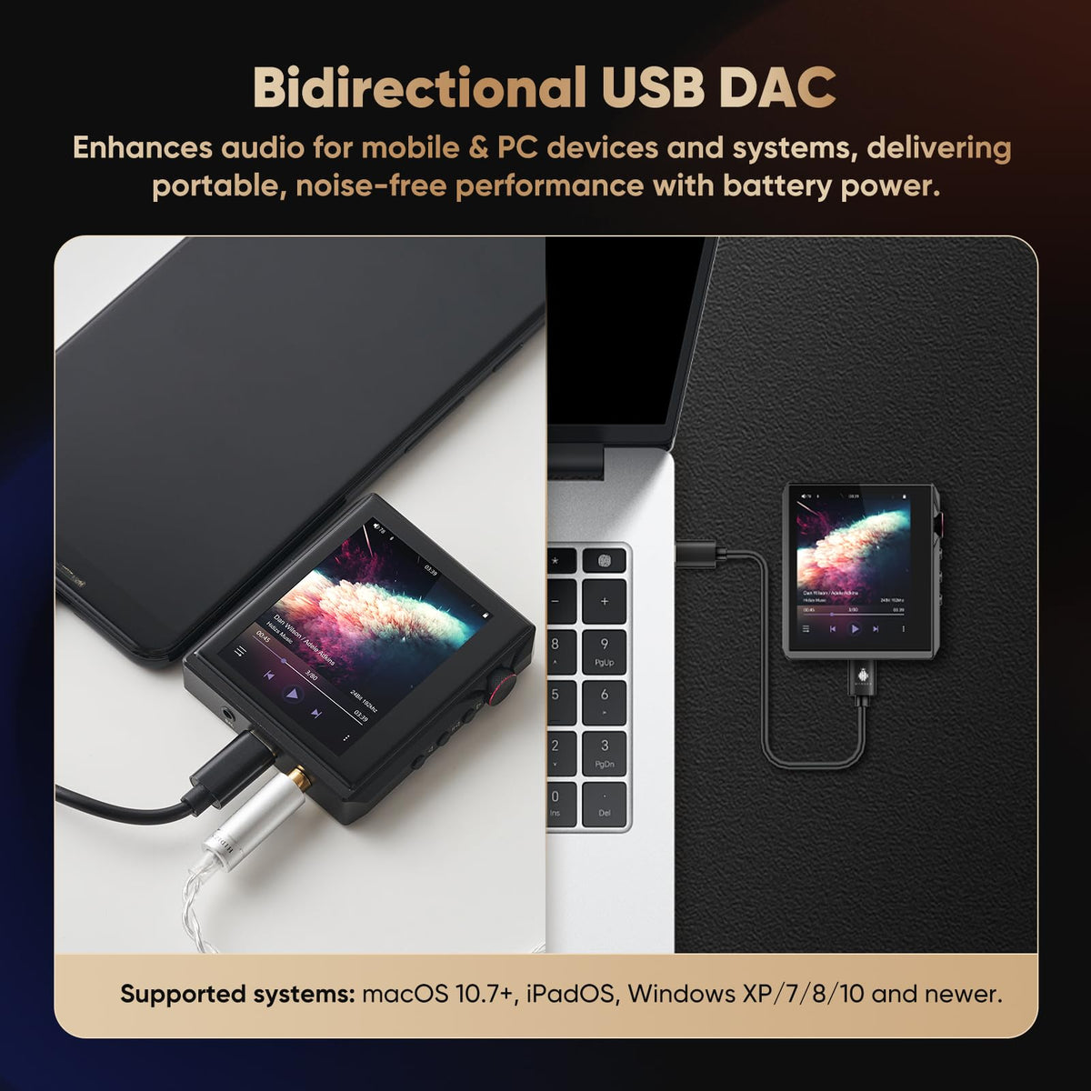 HIDIZS AP80 Pro-X compact design boosts portability without compromising sound.