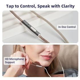 Hidizs ST2 Pro compact wired design ideal for on-the-go listening.