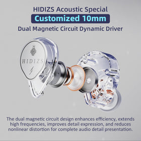 Hidizs ST2 Pro earbuds in ear scale showing snug fit and long session comfort