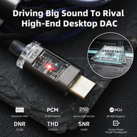 Hidizs ST2 Pro inline mic and remote for clear voice chat on the go