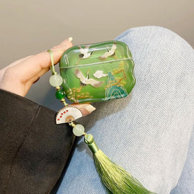 Hidysfas AirPods Pro case green packaging ready with cleaner kit
