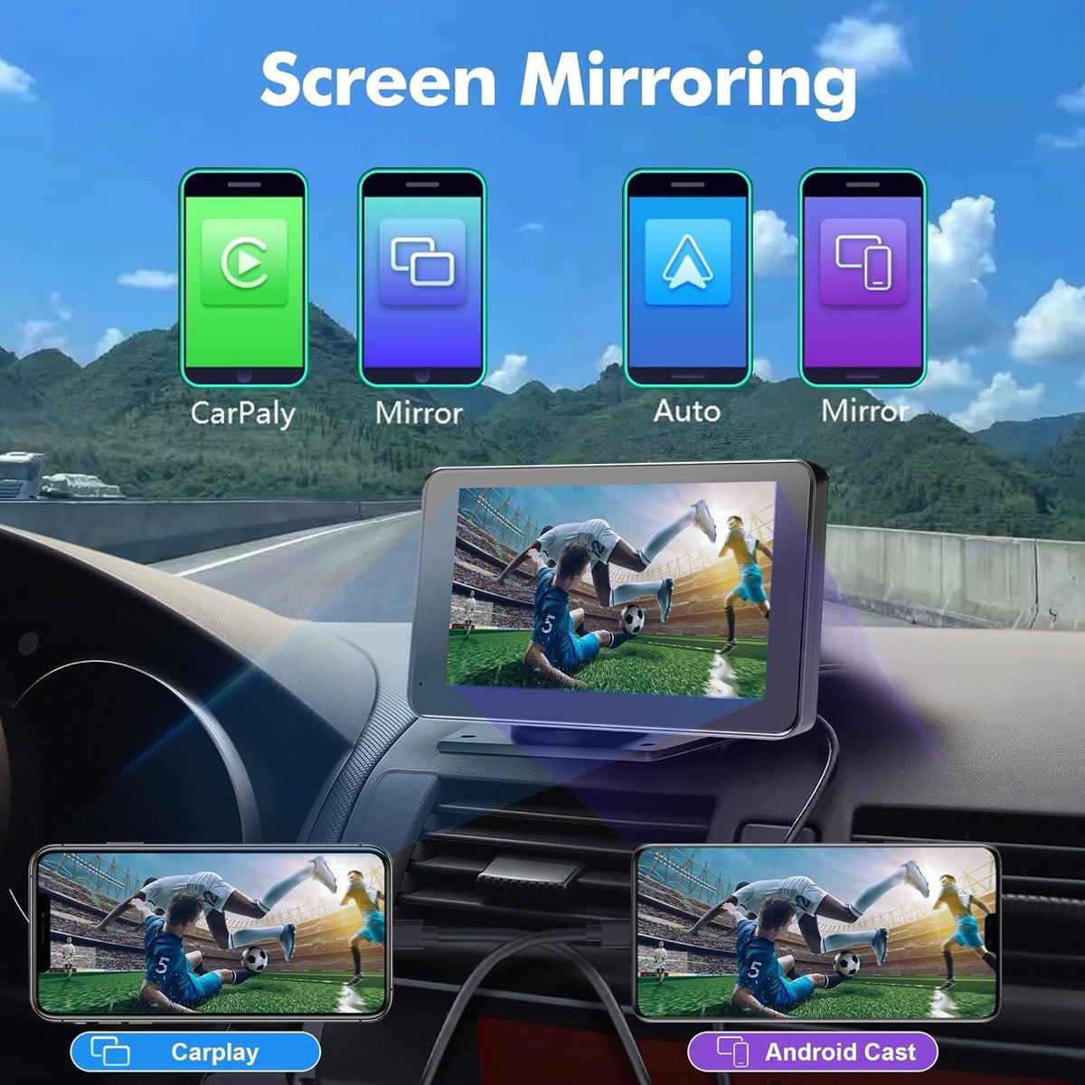 Hieha rear camera mounted on bumper providing clear reversing view
