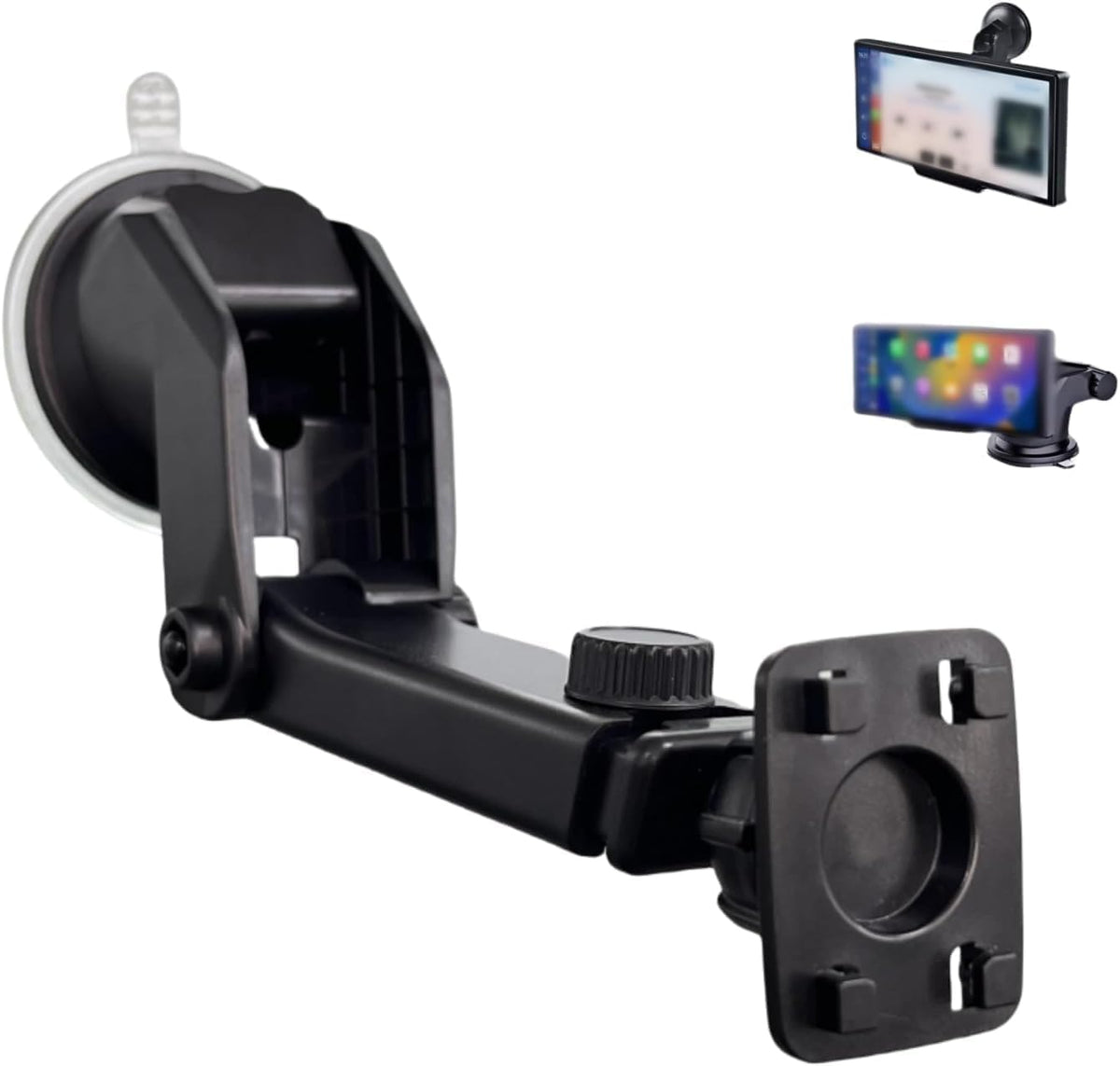 Hieha 7-inch display beside smartphone showing portable scale and compatibility