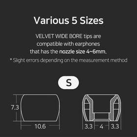 HiFiGo ELOIT Velvet eartips easy-clean surface simplifies maintenance and reuse