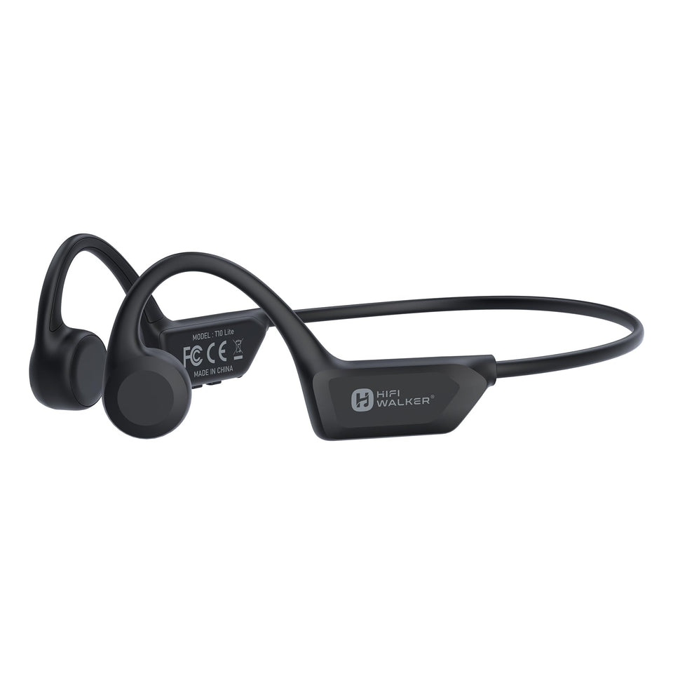 HIFI WALKER bone conduction open-ear headphones for safe, active listening during workouts.