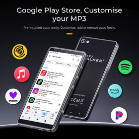Offline playback supports MP3, FLAC, and more for travel.