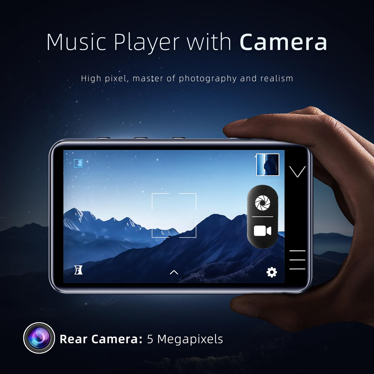 HIFI WALKER G7 screen playing music with clear UI for seamless streaming