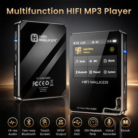 HIFI WALKER H2 ebook feature provides convenient on-device reading