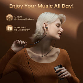 HIFI WALKER H2 physical controls and scroll wheel for easy navigation.