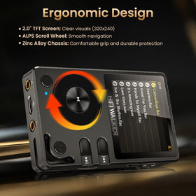 HIFI WALKER H2 zinc alloy body feels premium and durable.