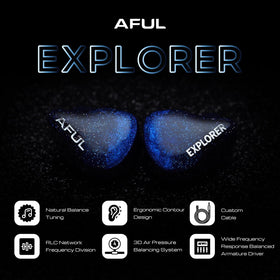 HiFiGo AFUL Explorer uses two balanced armatures for smooth mids and highs.
