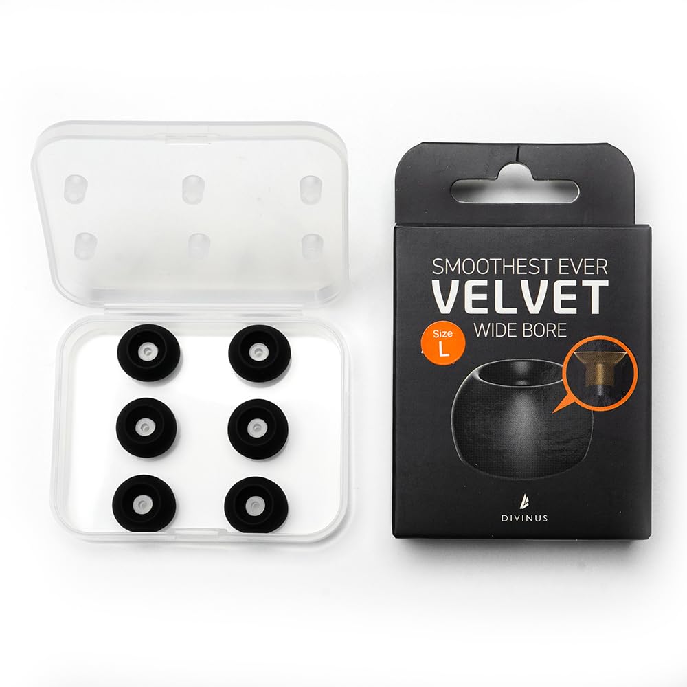 HiFiGo Divinus Velvet Eartips compatible with many IEMs
