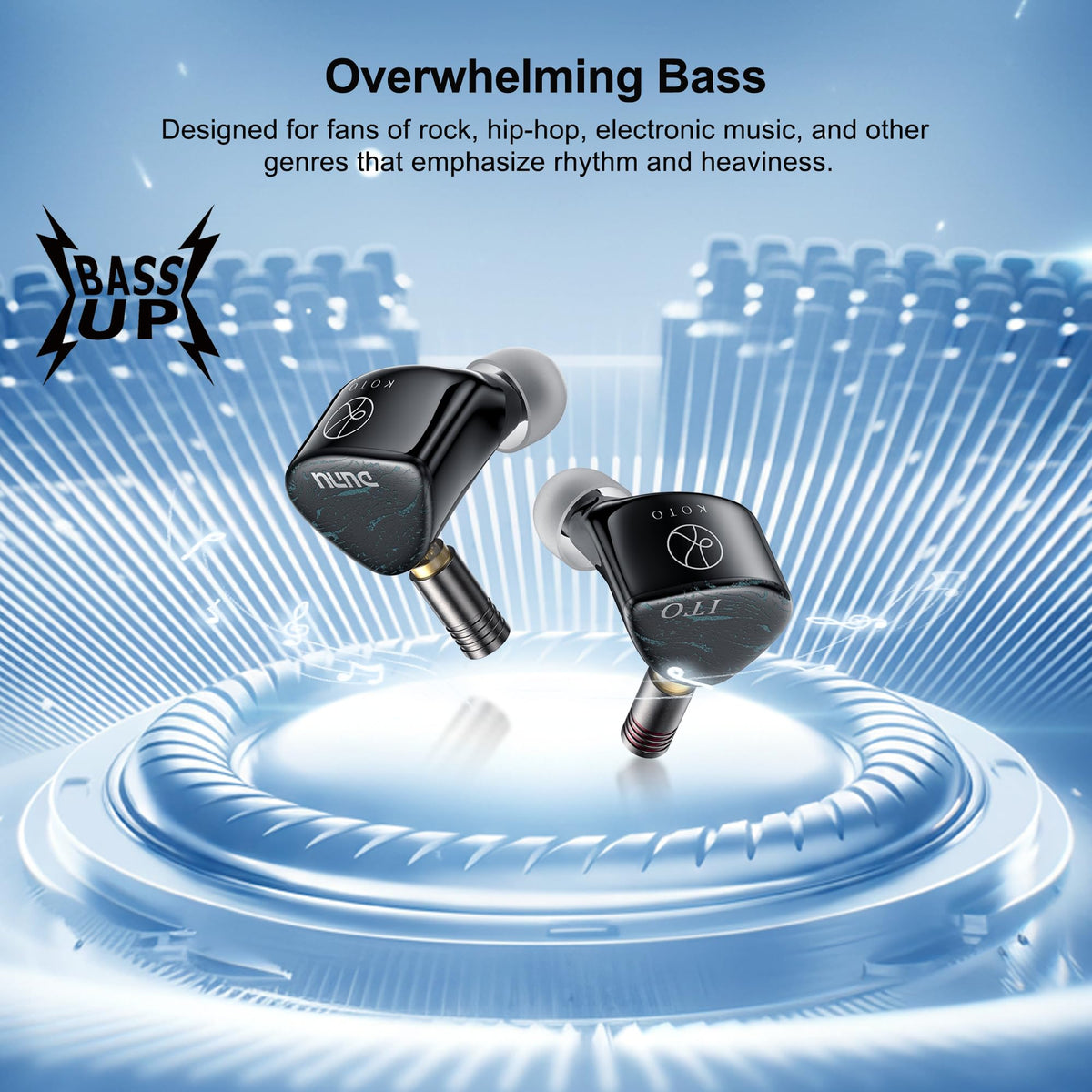 HiFiGo DUNU x KOTO ITO IEM driver assembly reveals hybrid 2DD+2BA sound engine.