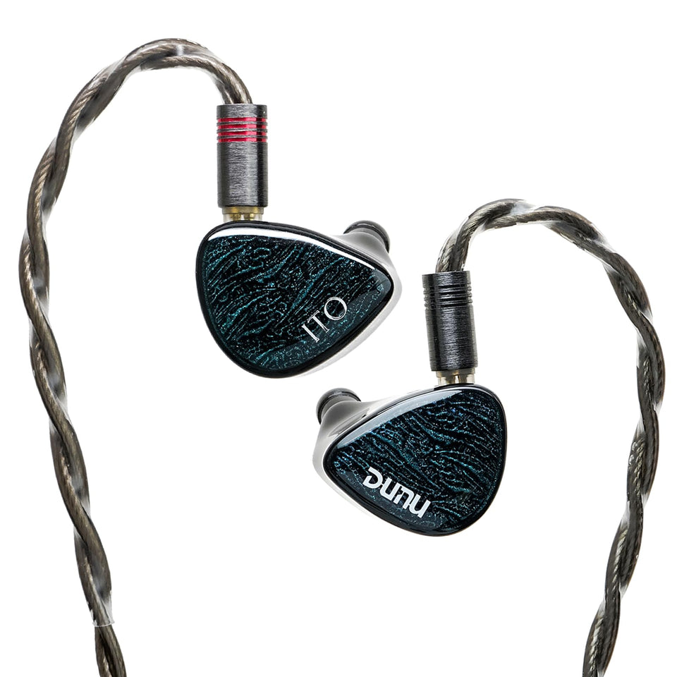 HiFiGo DUNU x KOTO ITO IEM front view showcases premium design for immersive listening.
