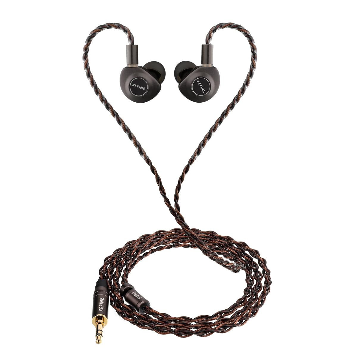 HiFiGo Kefine Delci IEMs 10mm driver close-up highlighting powerful bass potential.