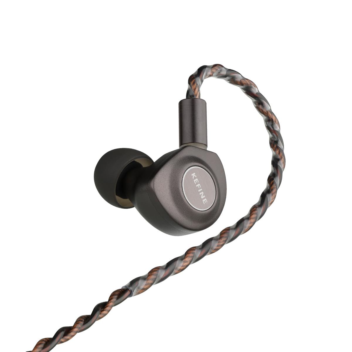 HiFiGo Kefine Delci IEMs DLC-PU diaphragm close-up for clear mids and extended treble.