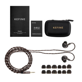 HiFiGo Kefine Delci IEMs packaging with tips showcases value and ready-to-use kit.