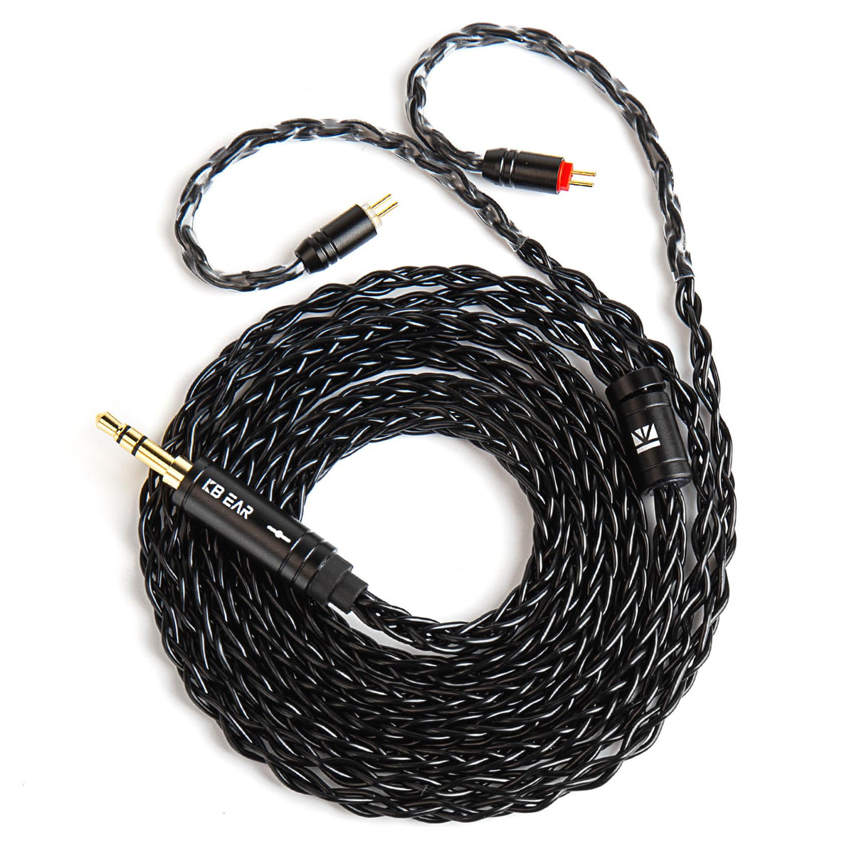 Hifihear KBEAR ST12 14-core silver-plated cable close-up for detailed audio
