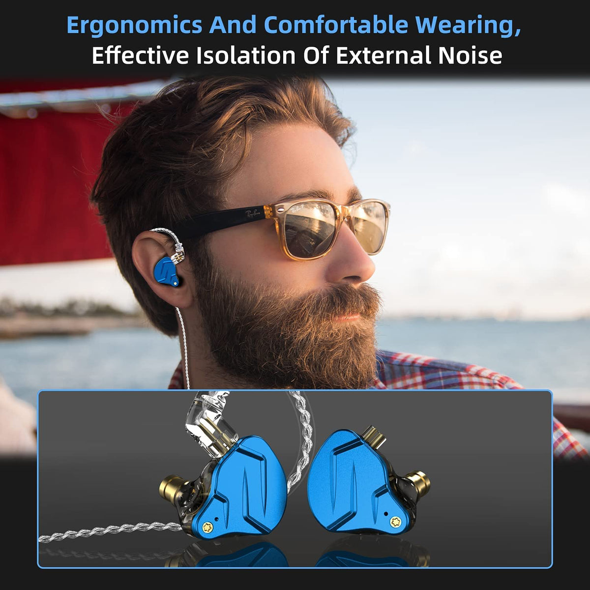 HifiHear KZ ZSN PRO X detachable 2-pin cable enables easy upgrades