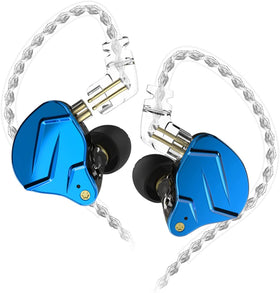 HifiHear KZ ZSN PRO X earbuds with blue metal casing for premium look and detailed sound