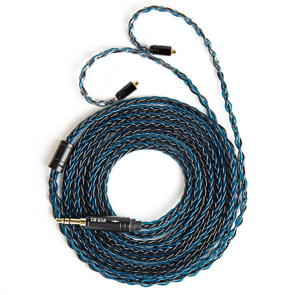 Hifihear ST12 Plus 2m cable closeup highlighting durable silver-plated cores for clear sound