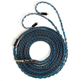 Hifihear ST12 Plus 2m cable closeup highlighting durable silver-plated cores for clear sound