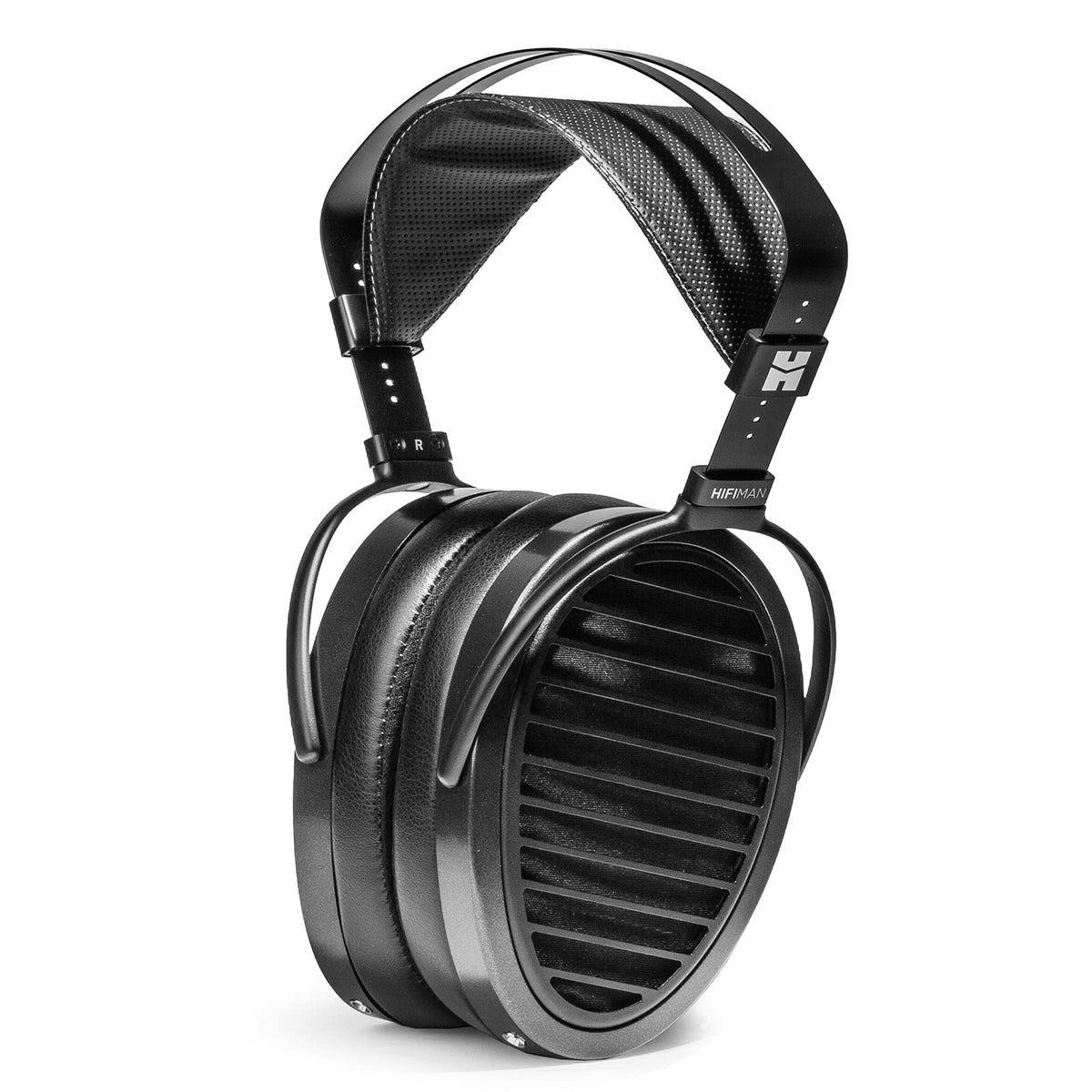 HIFIMAN Arya Stealth magnet earcups delivering immersive sound with reduced diffraction.
