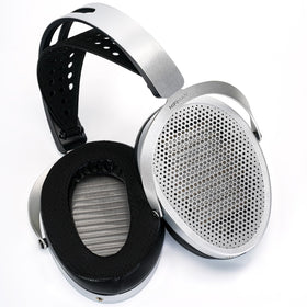 HIFIMAN Edition XV comfort headband closeup emphasizing lighter weight and adjustability.