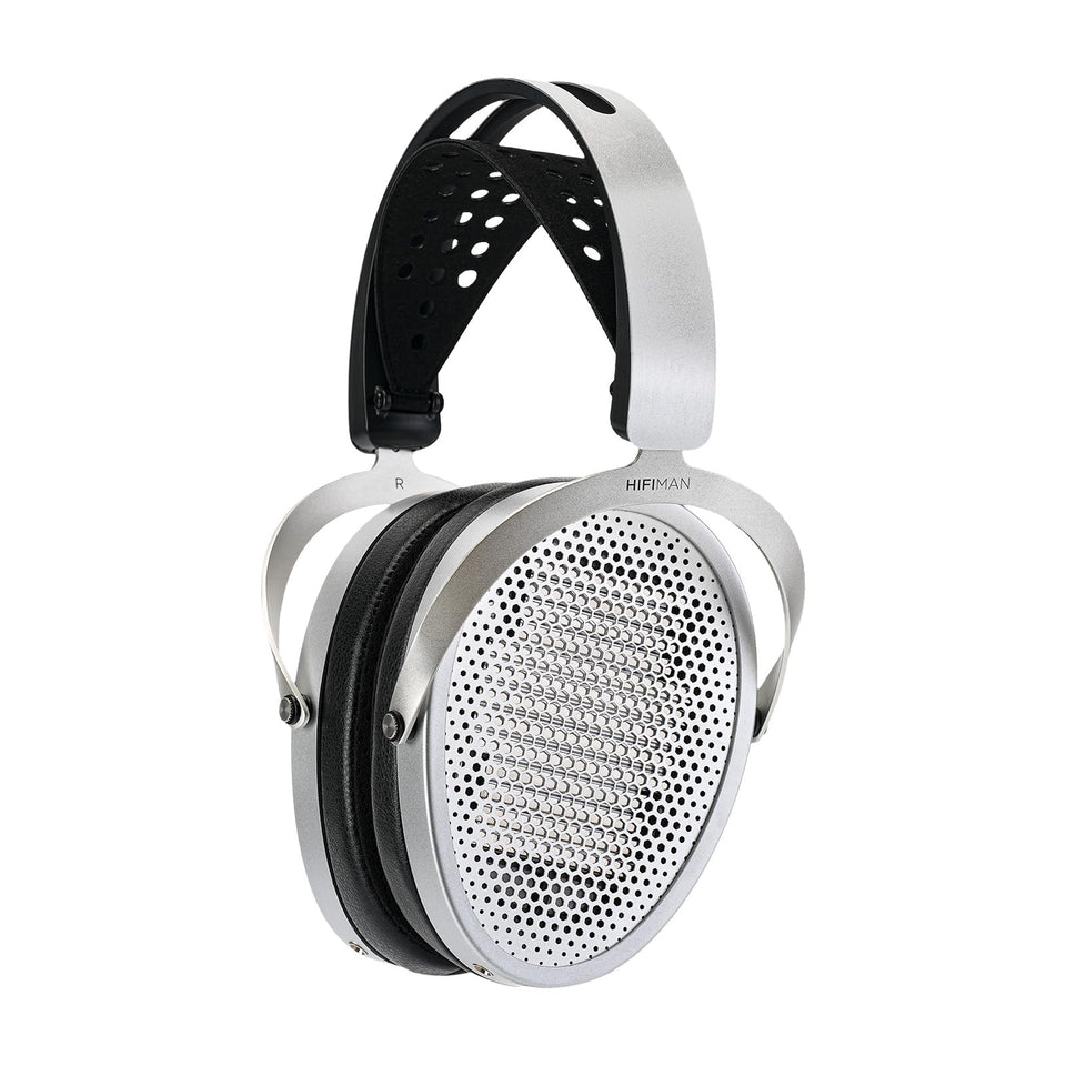 HIFIMAN Edition XV front view headphones showcasing immersive design for detailed listening.